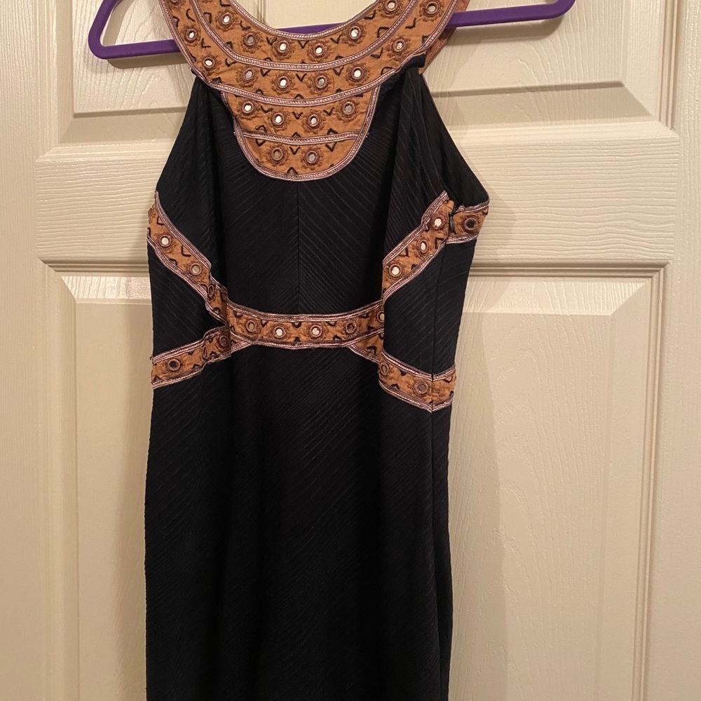 Free people black mini dress (new with tags!)